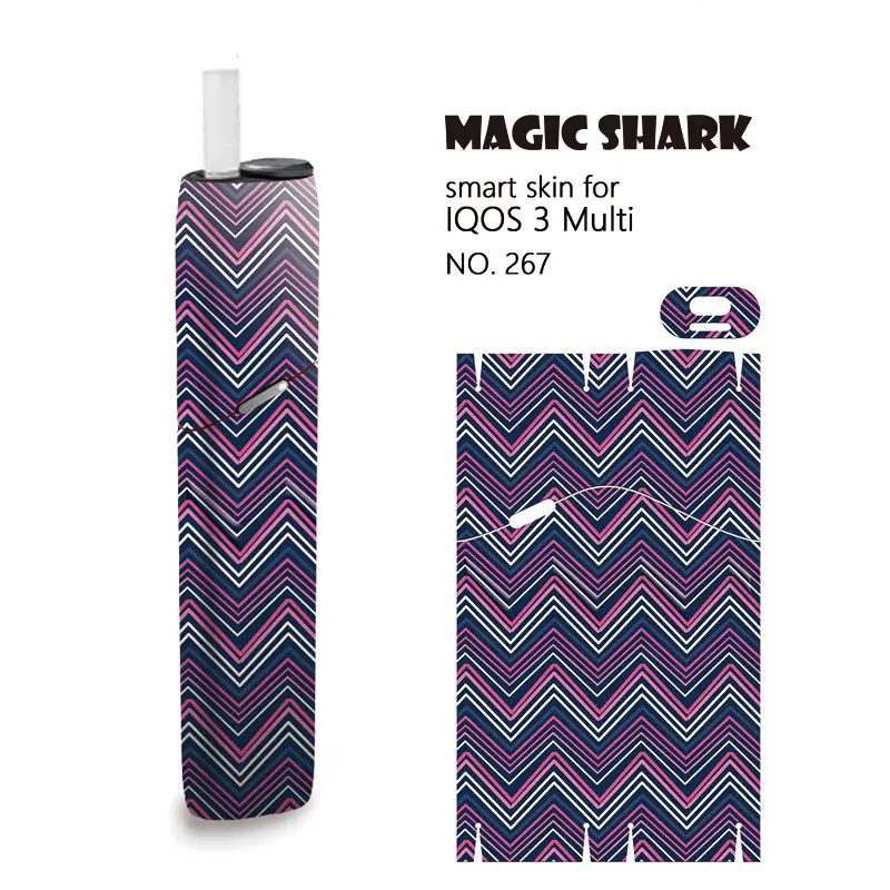 Чехол Magic Shark для IQOS3 100% новый стикер рисования цветов и неба | Мобильные телефоны