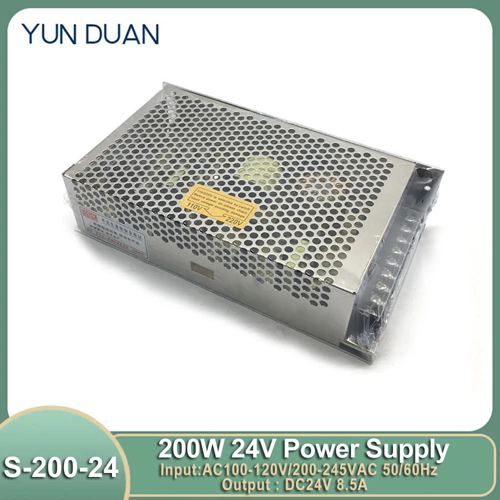 Переменный ток 110 220 В постоянного тока импульсный источник питания 24 200 Вт для