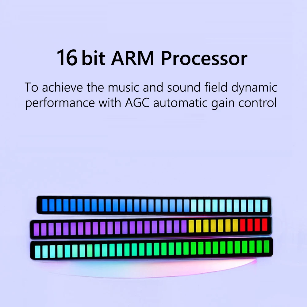RGB-лампа светодиодсветодиодный с активацией музыки USB-зарядкой | Компьютеры и