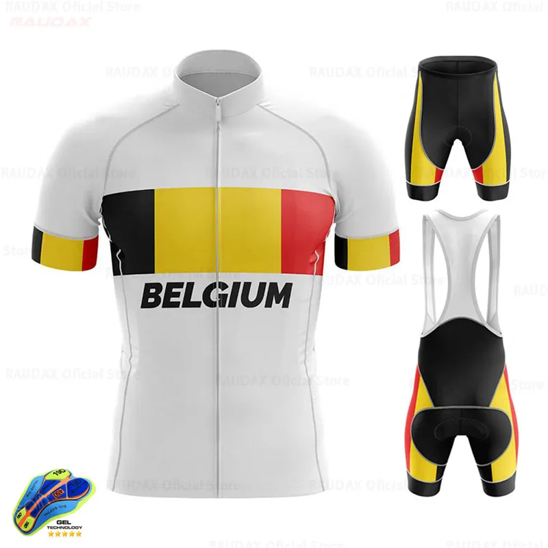 2021 Бельгия одежда для велоспорта Pro Team комплект велосипед Джерси 19D гель мужские