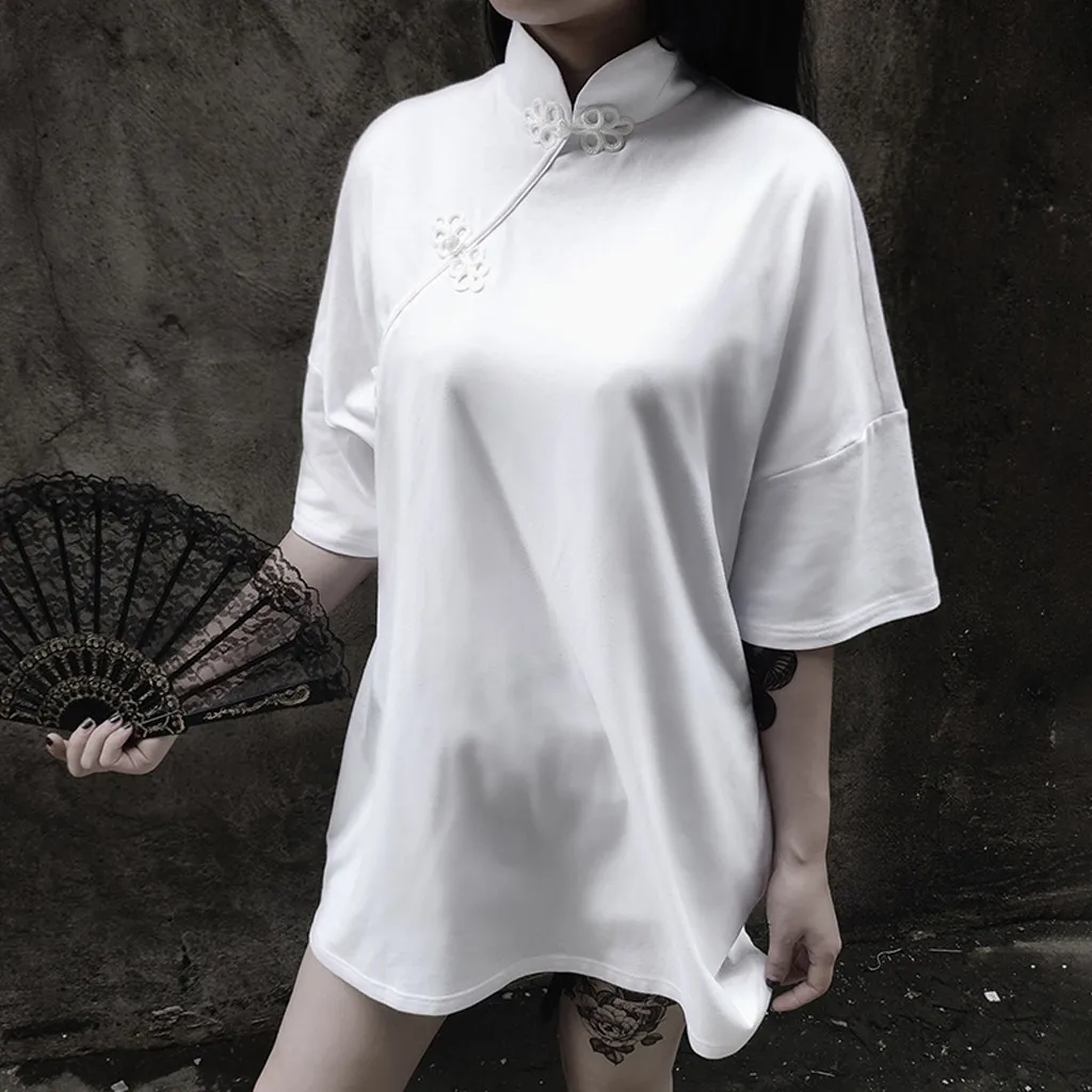 Классические женские свободные толстовки в стиле ретро с наклонной пуговицей