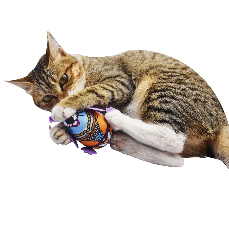 

Cat Toy Sound Catnip Colorful Mouse Plush Mouse Bell Funny Kitten Super Soft Interactive Training Pet Supplies Scratch Resistant