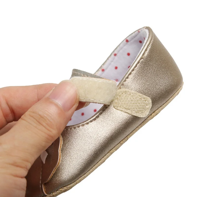 

Newborn Baby Girls Shoes Moccasins Infant Toddler Soft Sole Crib Baby Footwear Cute Mouse First Walker Prewalker Ballet Shoe