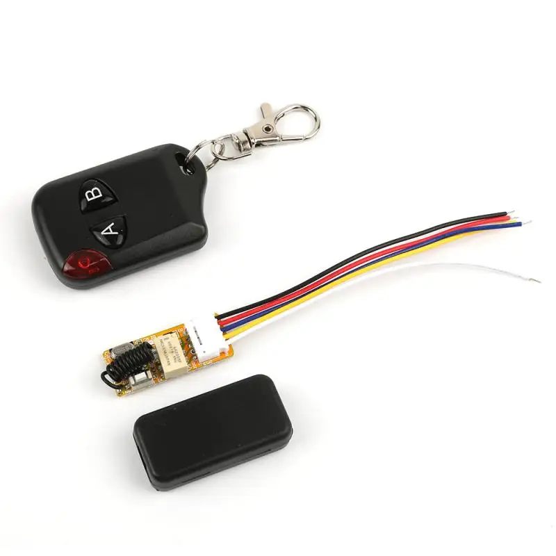 

433 Mhz Remote Control Universal Garage Door Gate Remote Cloning 433MHz Transmitter DC 12V 10A 1CH 433MHz Relay Receiver Module