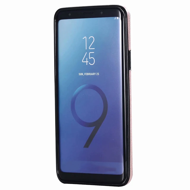 Кожаный чехол бумажник для samsung galaxy s7 s8 s9 plus книжка s9plus s8plus s7edge note8 защитная задняя