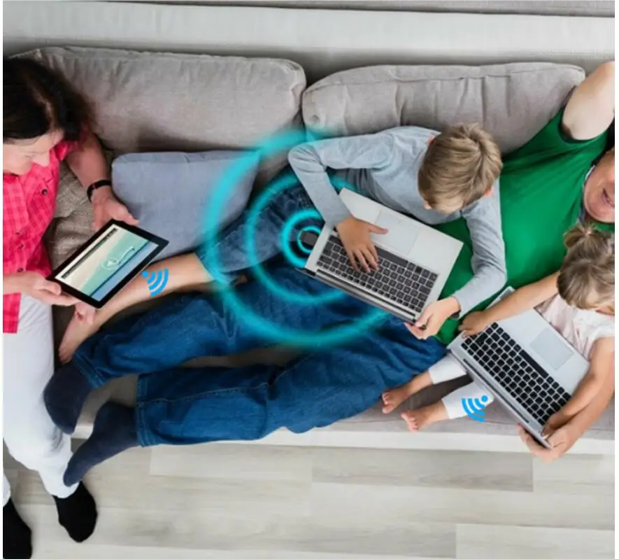 Двухдиапазонный беспроводной USB 3,0 wifi адаптер для ПК сетевая карта 5G/2,4G USB wifi+ Bluetooth 5,0 1200 Мбит/с для Windows 10