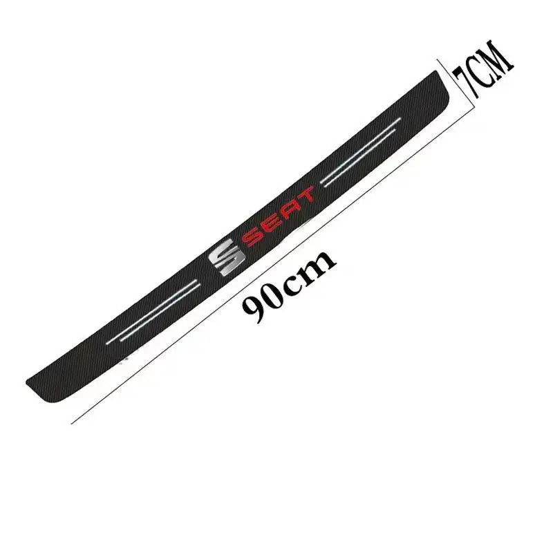 

Car Carbon fiber stripe trunk protect Car sticker Carbon fiber cloth For Seat FR Leon mk2 mk3 5f Arona Exeo Ateca Altea 6j lbiza