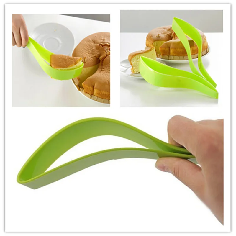 

Plastic Bread Cake Knife Slicer Sheet Server Pie Cutting Cutter Kitchen Tools