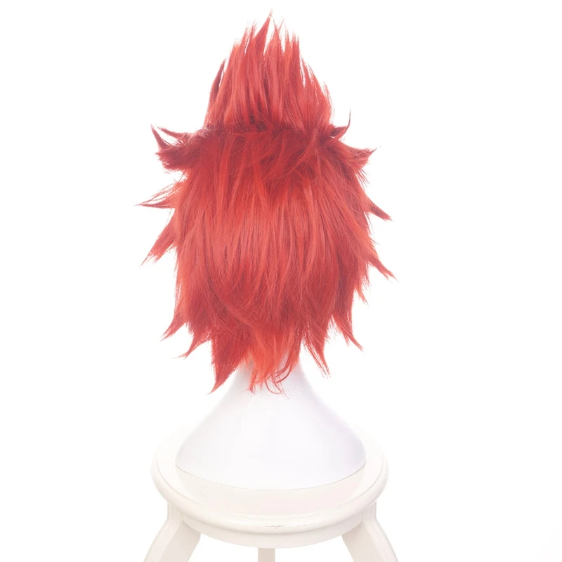 

My Hero Academia Boku no Hiro Akademia Eijirou Kirishima Eijiro Short Red Hair Heat Resistant Cosplay Costume Wig