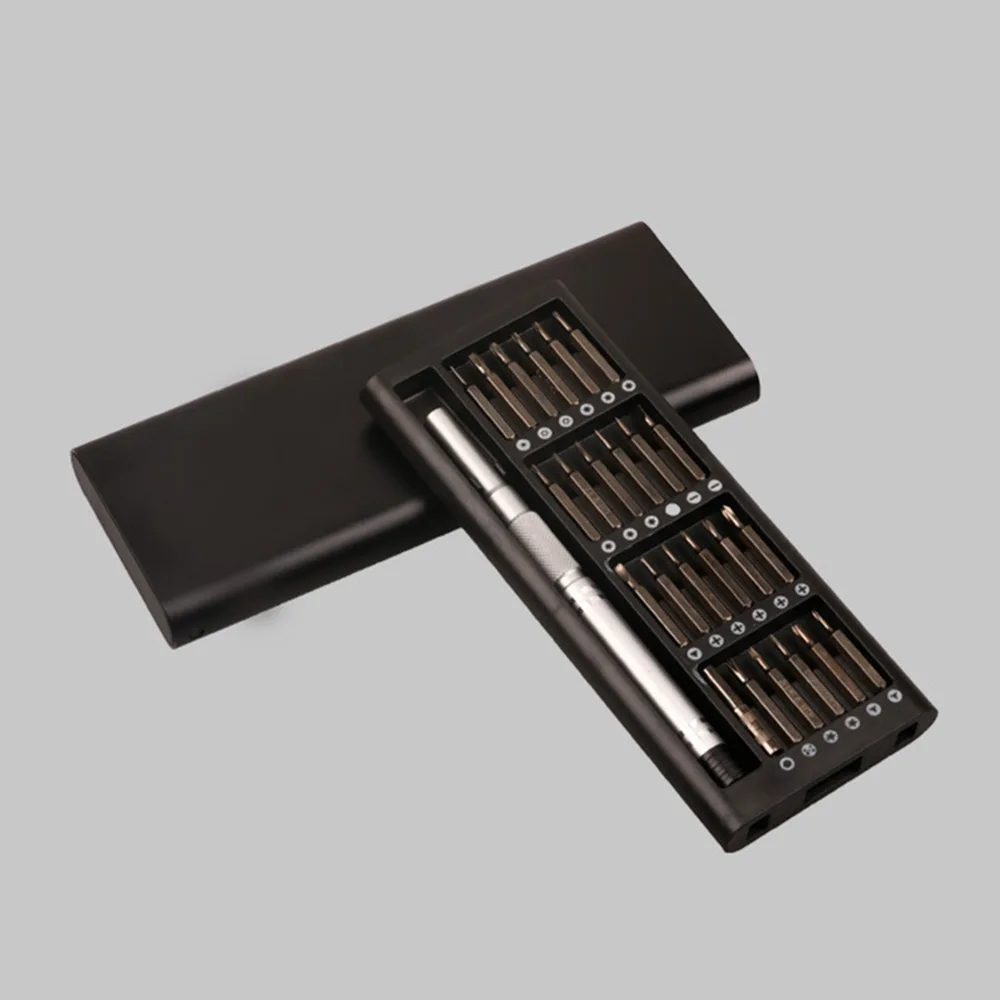 Набор отверток 22/25 в 1 с ручкой из алюминиевого сплава магнитный для ежедневного