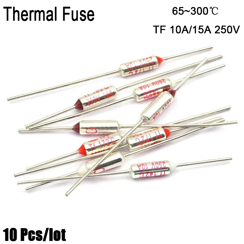 TF Термопредохранитель RY 10A 15A 250V Температура 65C 192C 85C 90C 75C 105C 100C 110C 120C 130C 150C 200C 240C 250C