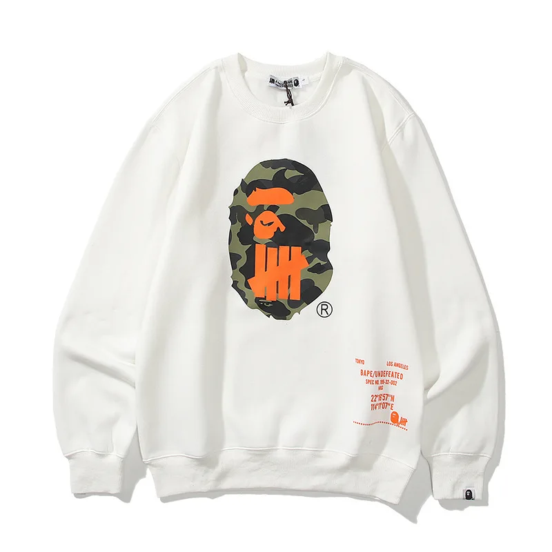 

Hoodies Oversized Harajuku CamouflagePrinting Streetwear Sweatshirt Crewneck Tops Men Clothing