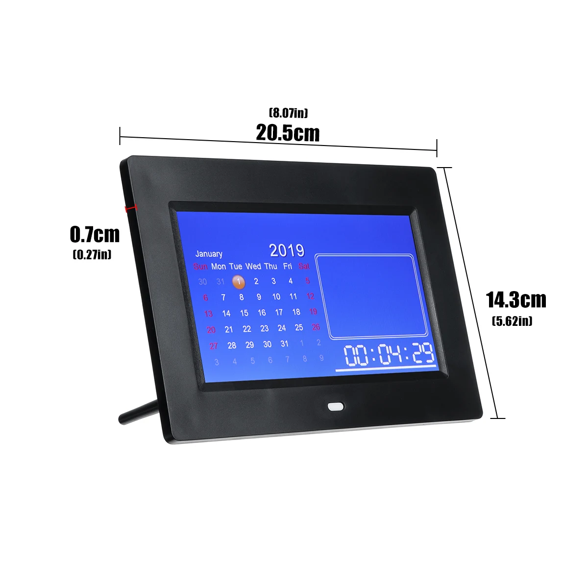 

7inch 8 Selectable Languages Frames for Pictures Photo Album Digital Photo Frame HD Beautiful Home Decor with Remote Control
