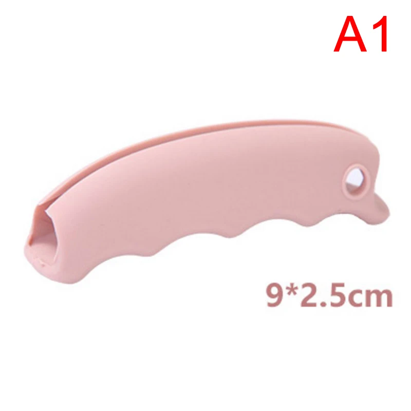 

Silicone Portable Vegetable Device Labor Saving Shopping Bag Carry Holder With Keyhole Handle Comfortable Grip Protect Hand Tool