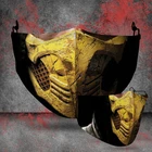 Игровые Мужские маски Mortal Kombat Ninja Scorpion для взрослых