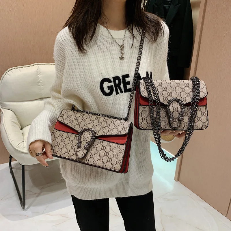 

New Fashion Luxury Bags Women Bags Designer PU Top Quality Shoulder Bags Ladies Chains Messenger Bag Purses and Handbags