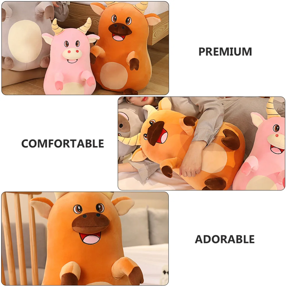 

1pc Cattle Shape Design Children Festival Gift Kids Plaything Doll