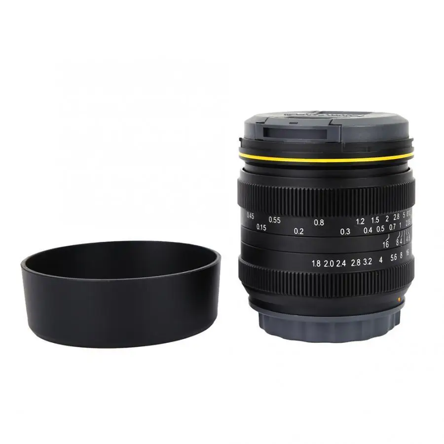 

Kamlan 21mm F1.8 Lens Waterproof Mirrorless Camera MF Manual Fix Focus Prime for Canon EOS-M Sony E Fuji X FX M4/3 for M10 M5