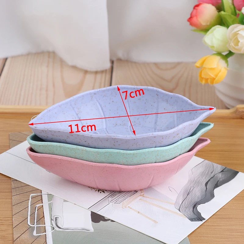 Креативное блюдо в виде листьев детская чаша из пшеничной соломы искусственная