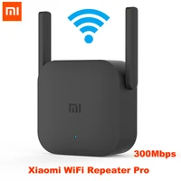 Wi-Fi-повторитель Xiaomi Mijia Pro, усилитель сетевой с поддержкой 300 МБ/с, устройство повышения мощности для расширения сети с 2 антеннами для Wi-Fi-роут...