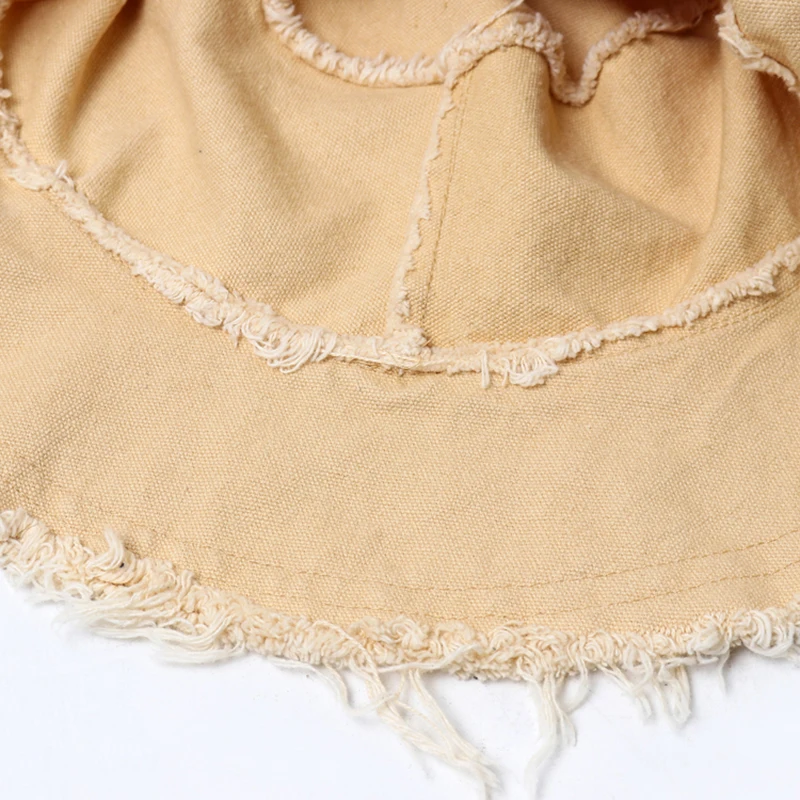 Женская винтажная шляпа в стиле Харадзюку летняя пляжная с кисточками и