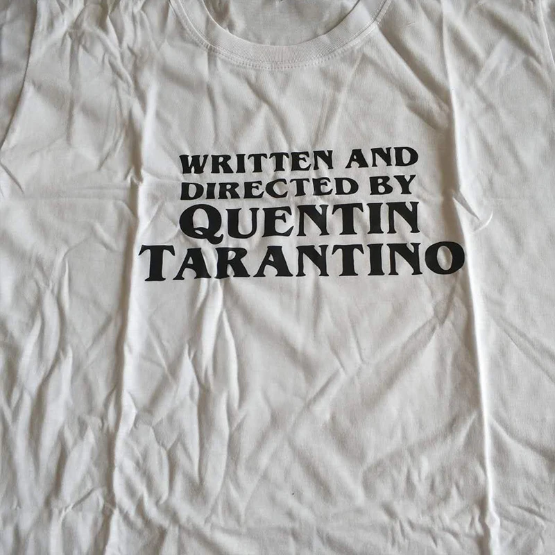 Женская футболка Quentin Tarantino Высококачественная Модная хлопковая Повседневная