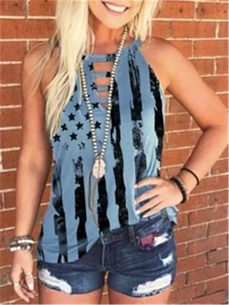 

2020 summer new fashion round neck print vest T-shirt women woman tshirts