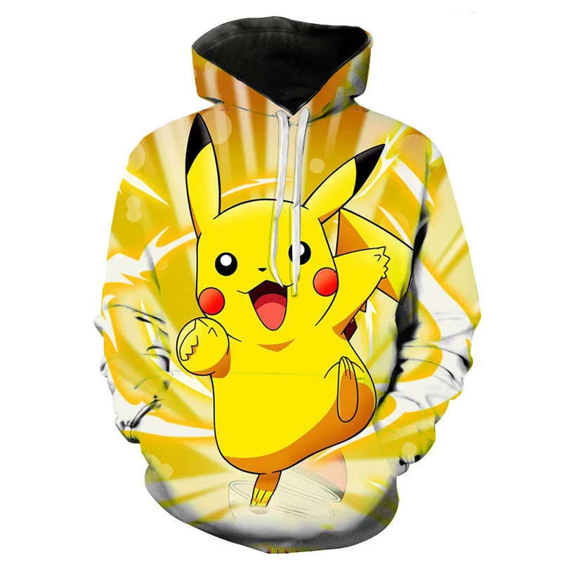 

2021 autumn new 3d printed anime elf men and women children's fashion casual jacket hooded sweater