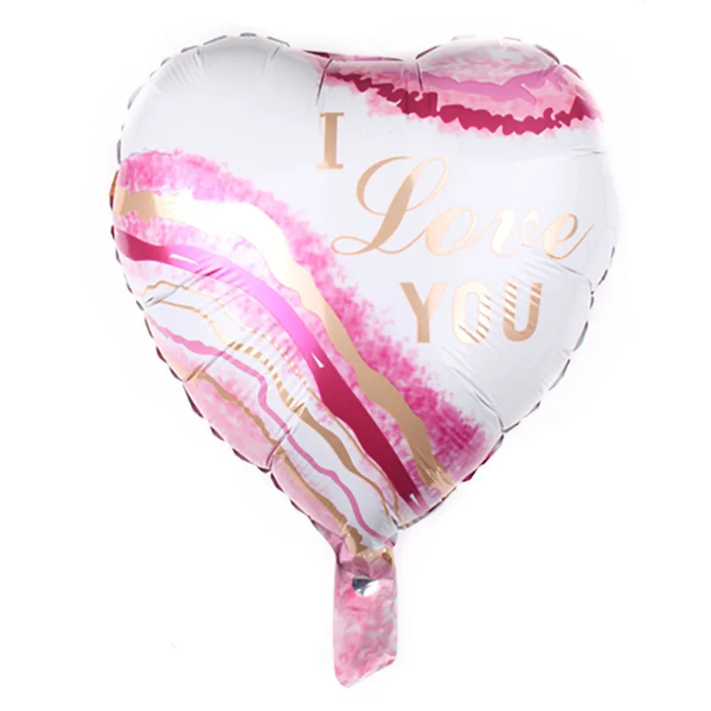 1 шт 18 дюймов в форме сердца I Love You фольгированные шары сердце Свадьба День святого Валентина гелиевый воздушный шар Globos вечерние украшения