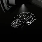 2 шт. X5 Poweredby Автоспорт подсветка для BMW X5 Poweredby Автоспорт BMW F15 F85 E53 E70 G05 BMW Автомобильная дверь подсветка