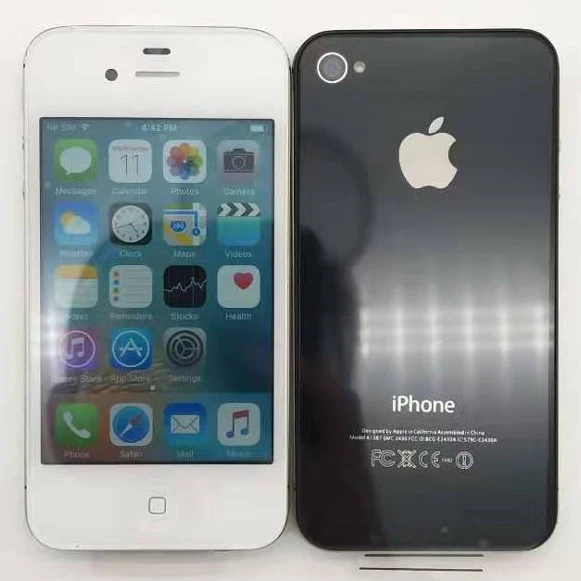 Разблокированный телефон iPhone 4S, 16 ГБ, 32 ГБ, 64 Гб ПЗУ, двухъядерный WCDMA, 3G, wifi, gps, 8 Мп, камера, использованный Мобильный телефон apple, отремонтированный