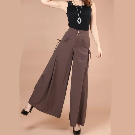 Управление Для женщин брюки 2020 пикантные открытые одежда Винтаж широкие