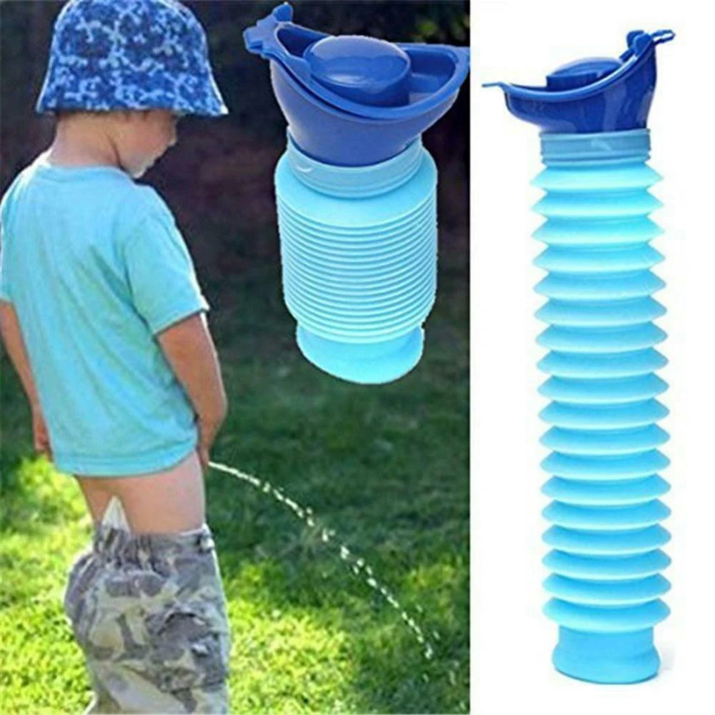 

Emergency Urinal Shrinkable 750ml Male Female Portable Toilet Potty Pee Urine Bottle Reusable Outdoor Camping Travel Personal