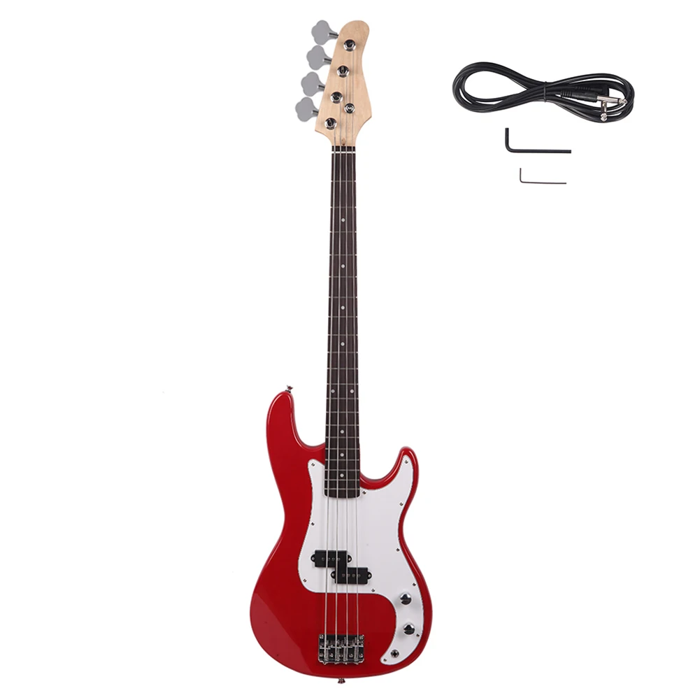 

20 Frets 4 Strings Electric Guitar Basswood Paulownia Body Neck Necessary Burning Fire Style Guitar Parts & Accessories