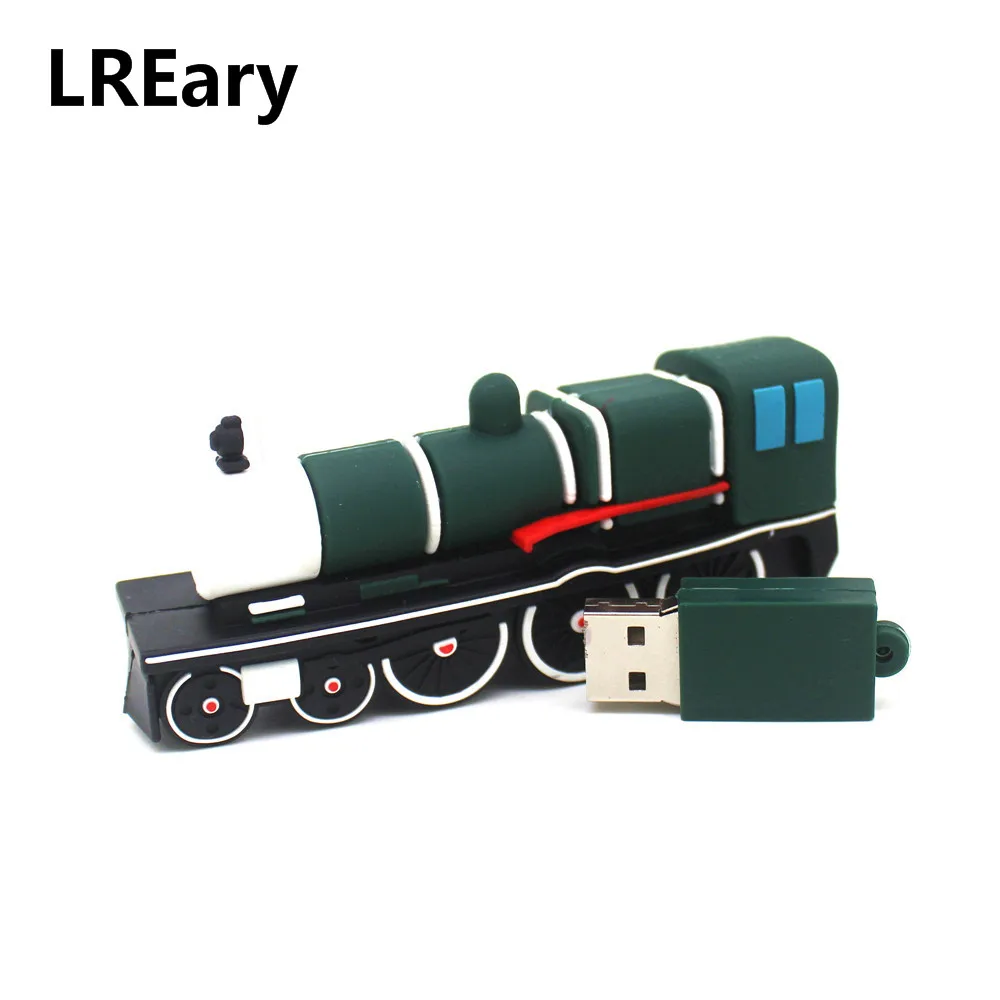 Pendrive поезд 64 ГБ USB флэш накопители мини локомотив модель 4GB/8GB/16GB/32GB/флеш