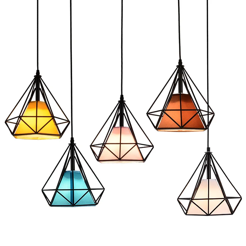 Бесплатная Светодиодная лампа цветной подвесной светильник в виде птички