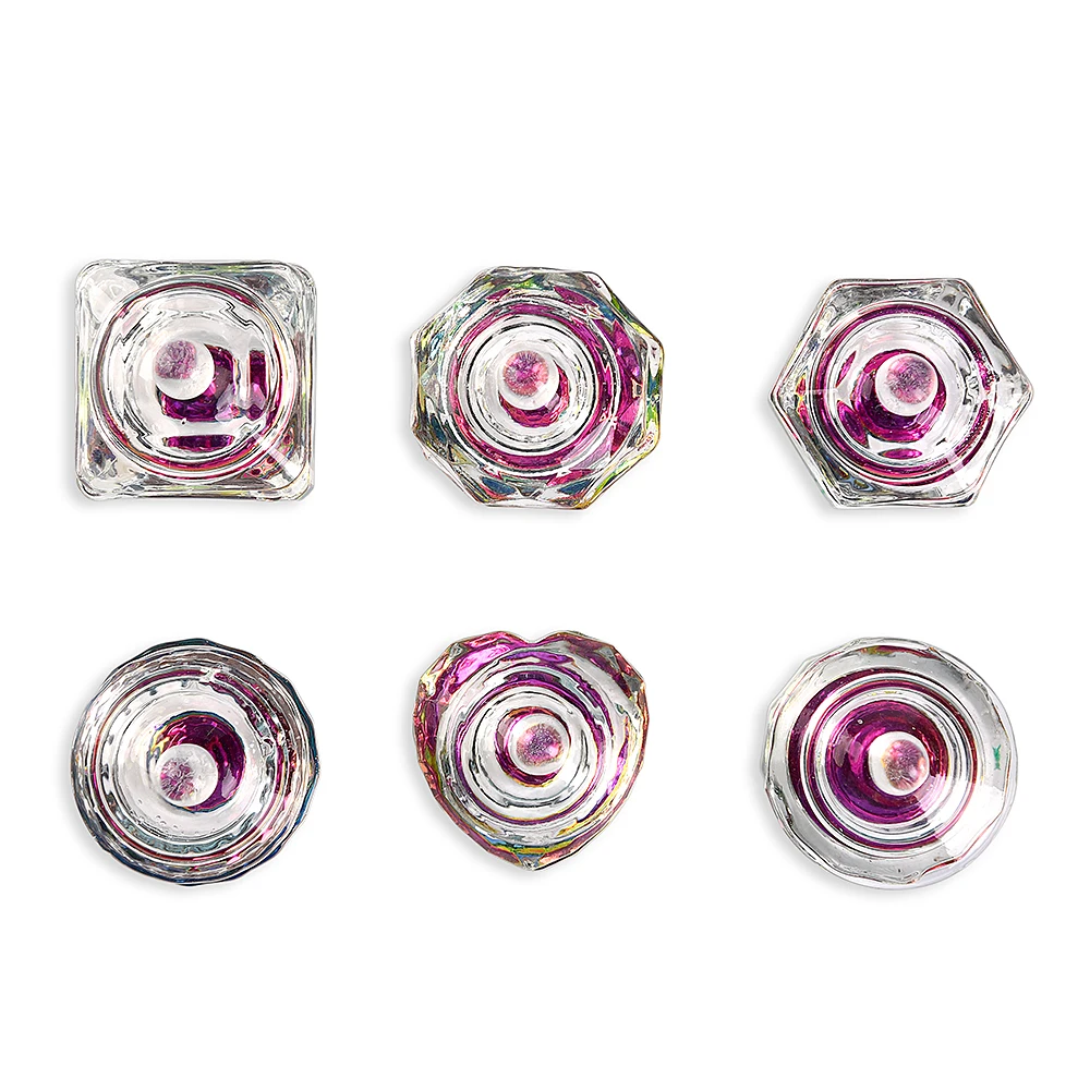 1 шт. акриловая жидкая пудра для дизайна ногтей чаша посуды Dappen стеклянная