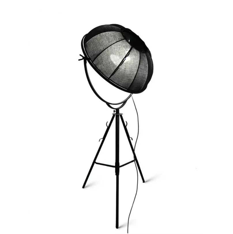 Современная тканевая светодиодная Напольная Лампа регулируемая спутниковая