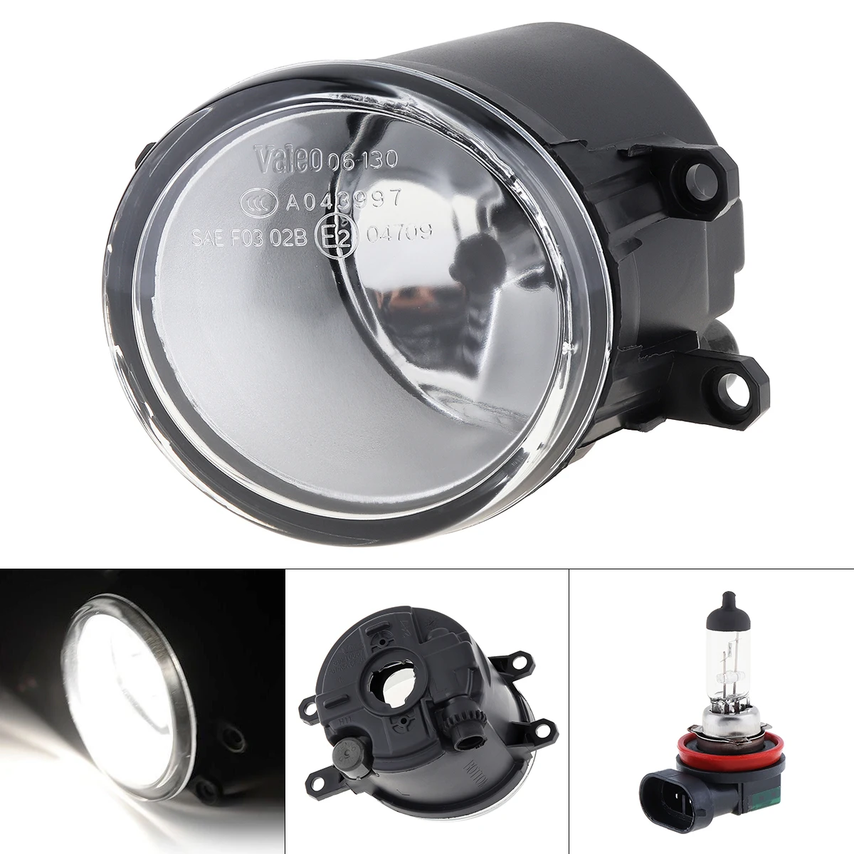 

Car Fog Light Lamp Left Side 6000K H11 Bulbs Car Headlight Lamp Replacement for Toyota Camry Yaris Lexus US