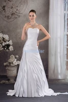 free shipping 2014 new style white bridal handmade custom brautkleid draped sweetheart ball gown lace up kleider wedding dresses