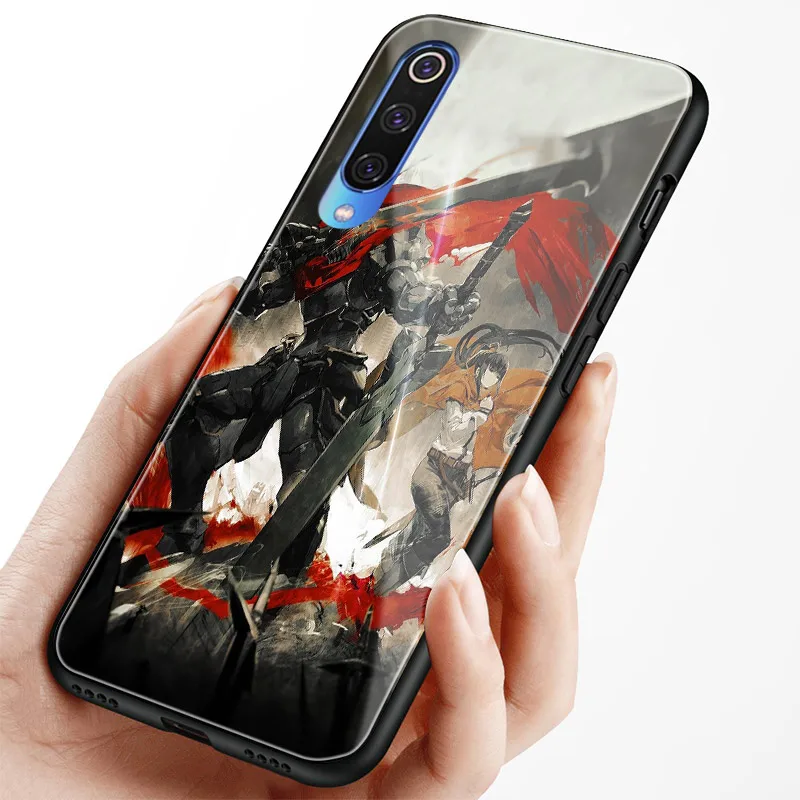 Роскошный чехол для телефона с постером из аниме Overlord, стеклянная крышка, Мягкая силиконовая оболочка для Xiaomi mi 8 9 SE mi x 2 2s 3 Red mi Note 5 6 7 8 Pro