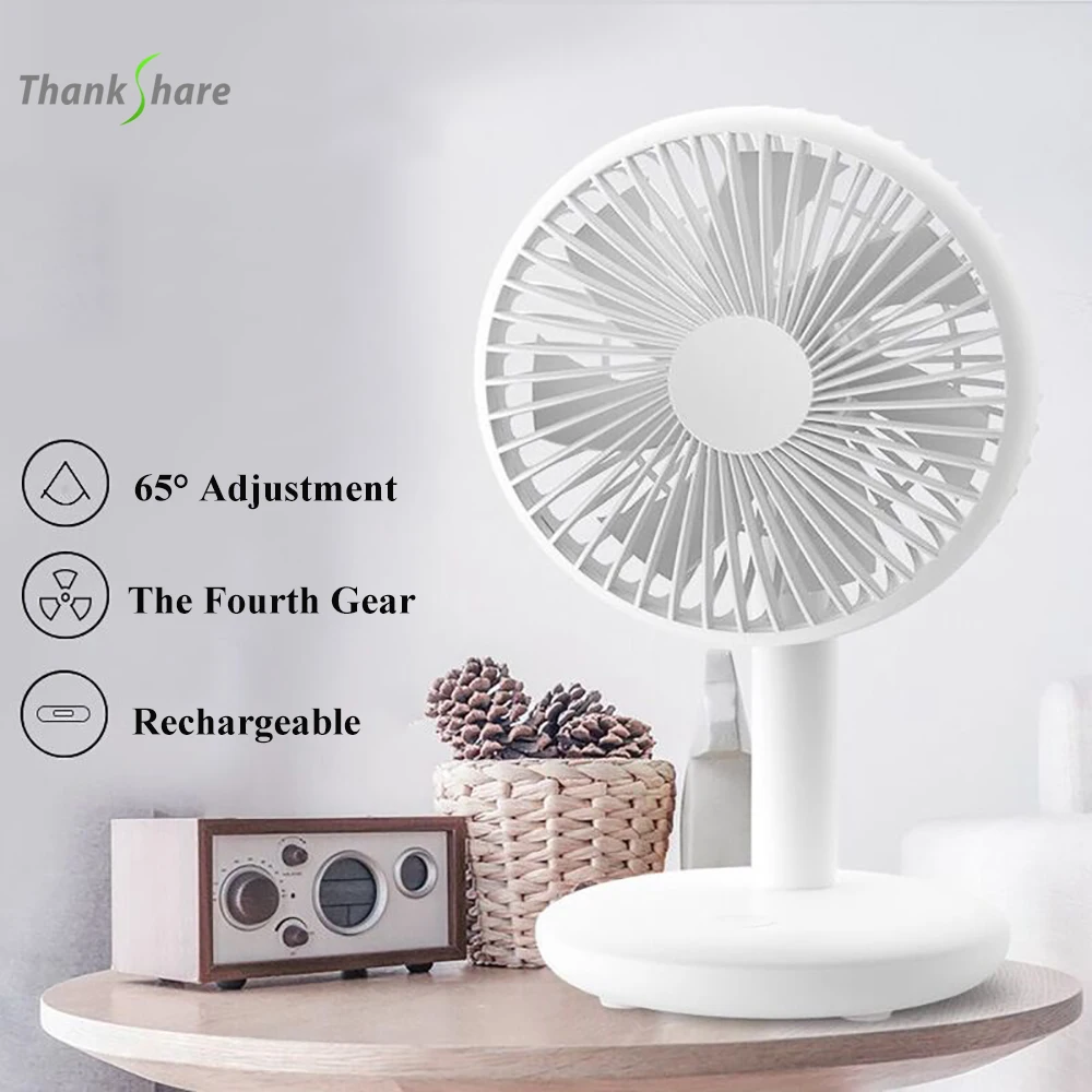 Desktop Fan 4 Speed Cooling Gadgets