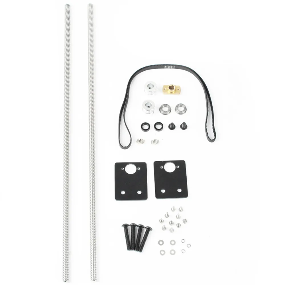 

1 set Dual Z Axis Upgrade Kit Dual Z Axis Tension Pulley Cover Rod for Creality Ender 3 Pro to BLV Ender 3 Pro 3D Printer Parts