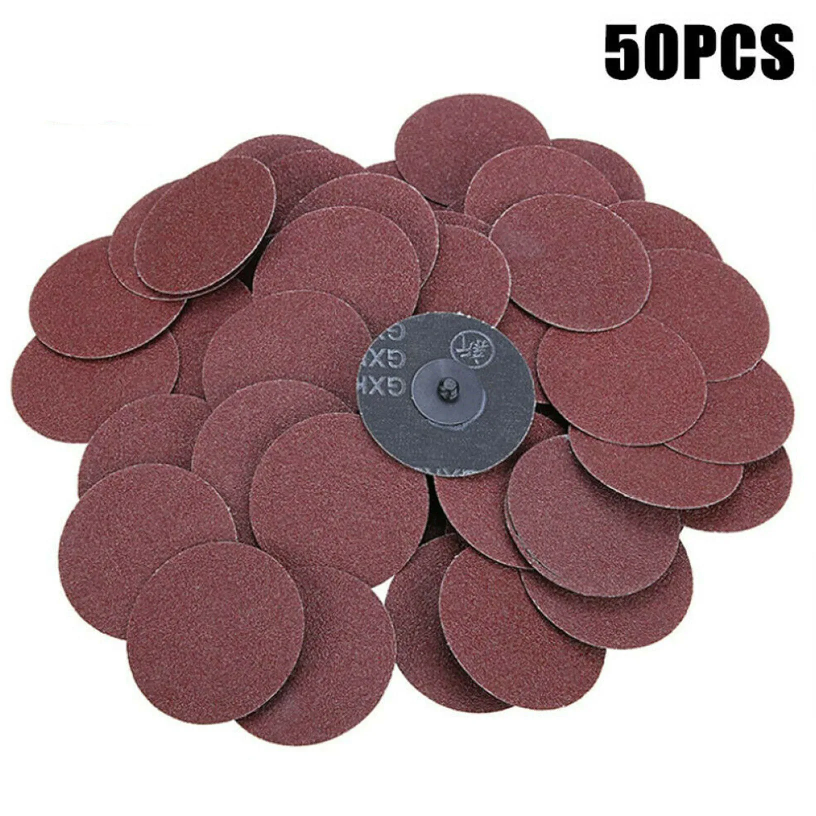 

50 шт., 2-дюймовые шлифовальные диски, зернистость 50 мм, 36 Грит