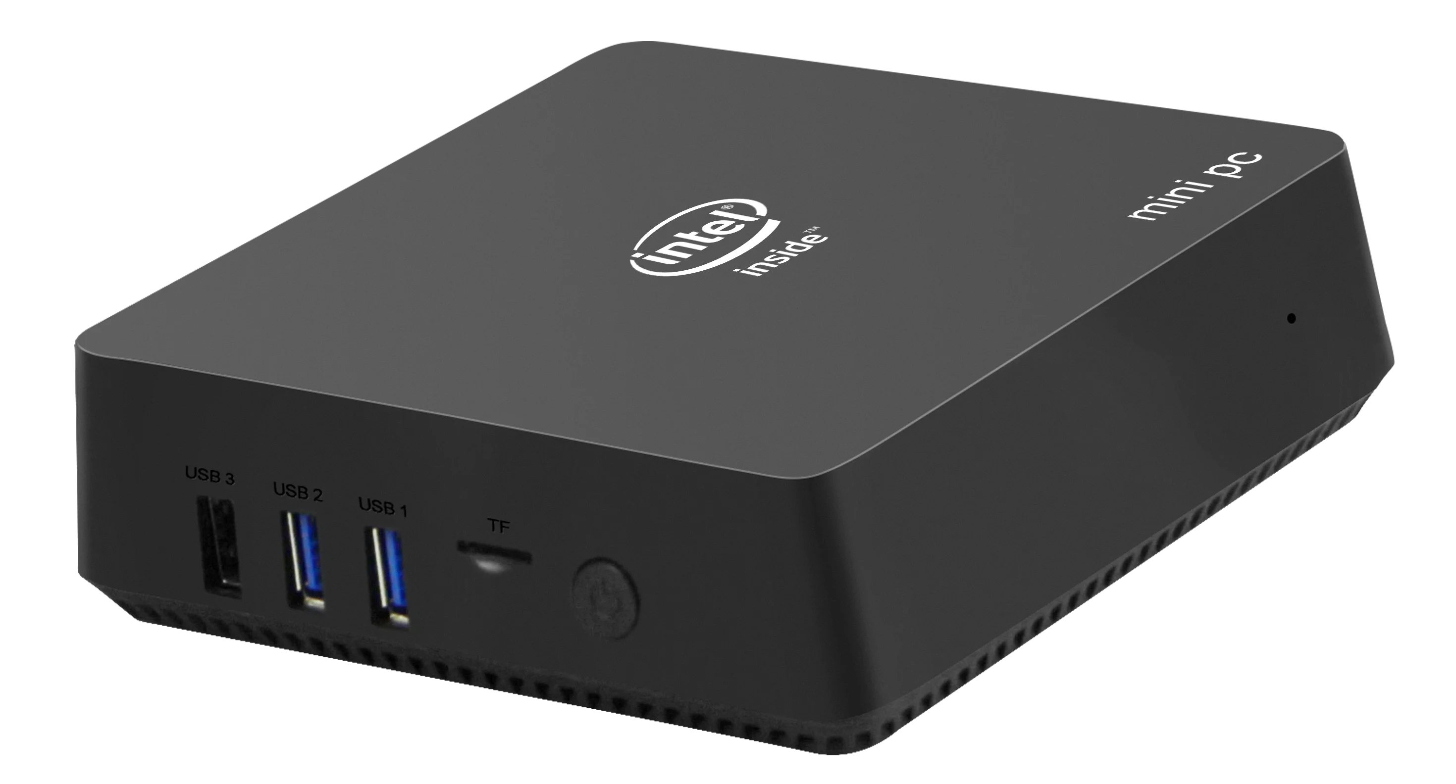 Мини-компьютер без вентилятора AK5, мини-ПК с Apollo Lake Celeron J3455, 1,5 ГГц, 4 Гб ОЗУ, 64 ГБ, windows 10, ubuntu, два HDMI