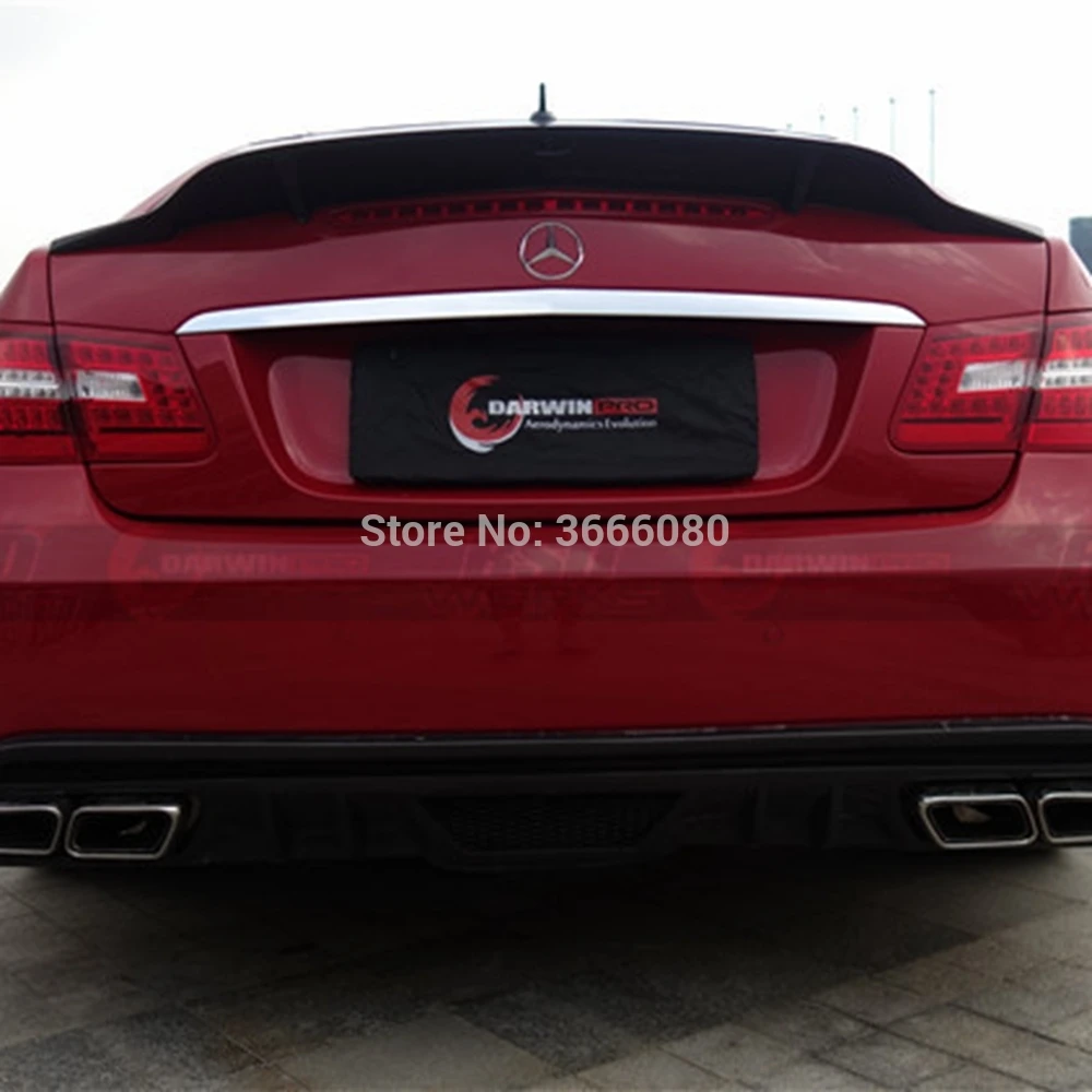 Задний спойлер из углеродного волокна крыло задний спойлер багажника для Mercedes E Class Coupe W207 C207 2010- E200 E250 E300 E350