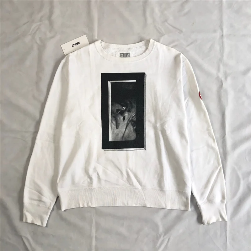 

Men Woman 1:1 High Quality CREW NECK Face Print Sweatshirts Cav Empt Hoodies Vintage CAVEMPT C.E Crewneck