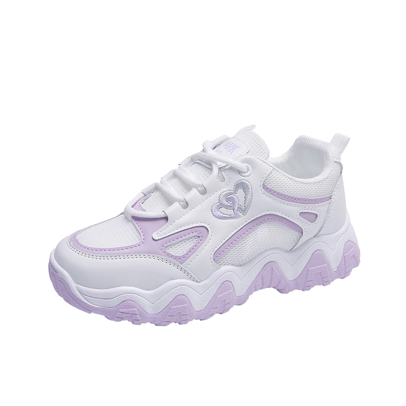 

Breathable dad shoes women's 2021 summer new Korean style thick soled heightening student leisure sports shoes