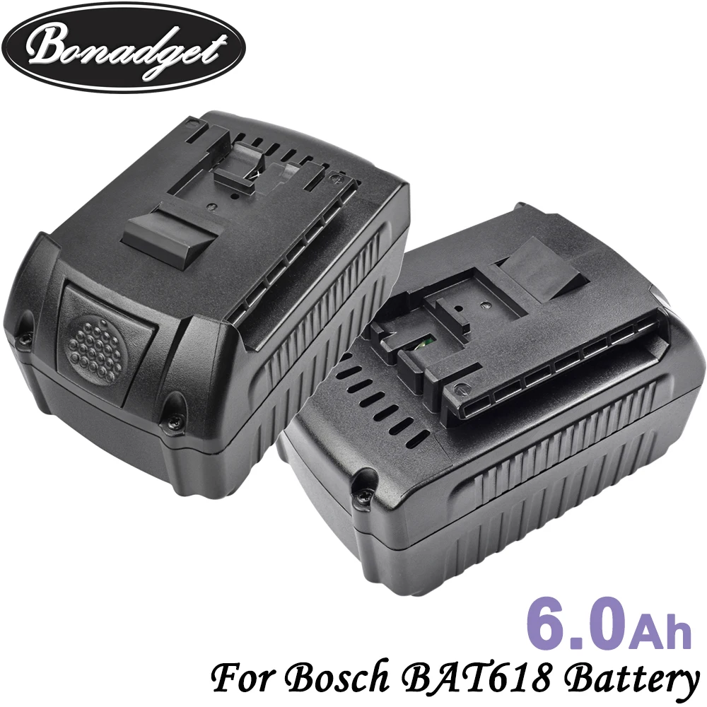 Bonadget для Bosch 18V 6000mAh электроинструменты аккумуляторная батарея Drill BAT609 BAT618 3601H61S10