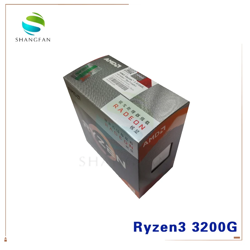 Процессор AMD Ryzen 3 3200G R3 3200G 3,6 GHz Quad-Core Quad-Thread 65W cpu Процессор L3 = 4M YD3400C5M 4M FH Socket AM4 с охлаждающим вентилятором
